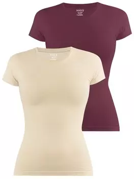 Футболка Janice Shirt Nice, бежевый