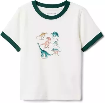 Футболка Janie and Jack Dino Graphic Tee, цвет Multicolor