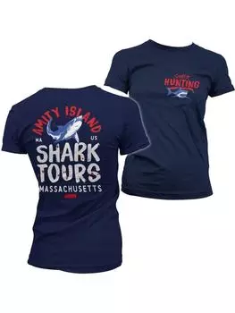 Футболка Jaws, синий