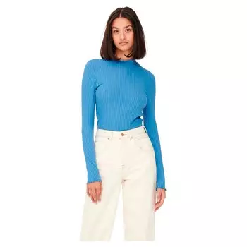 Футболка Jdy Fransiska Long Sleeve Turtle Neck, синий