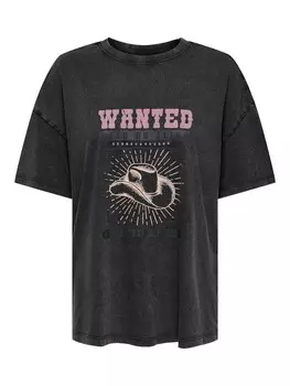 Футболка JDY Shirt JDYCARLA, антрацит