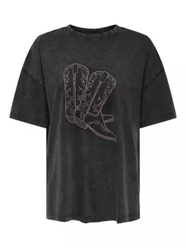 Футболка JDY Shirt JDYCARLA, темно-серый