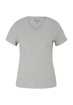 Футболка Эбби, V-образный вырез, женская Galeria, цвет Grey Melange