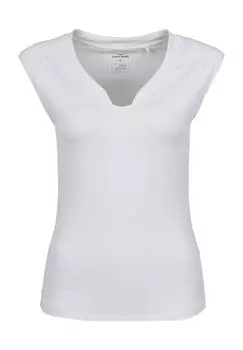 Футболка Элеам влагорегулирующая, V-образный вырез, женская VENICE BEACH, белый