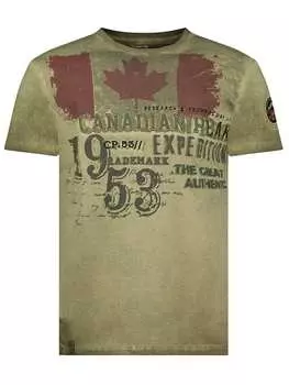 Футболка Jeleganteak Canadian Peak, хаки