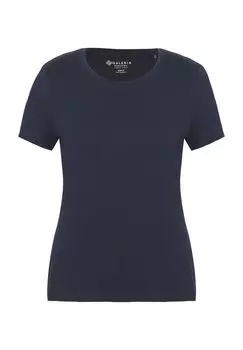 Футболка Эми, круглый вырез, женская Galeria, темно-синий