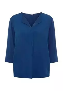 Футболка Эми, рукав 3/4, разрез горловины, женская olsen, цвет Night Blue