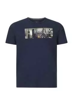 Футболка Эрла Бейсли Charles Colby, синий