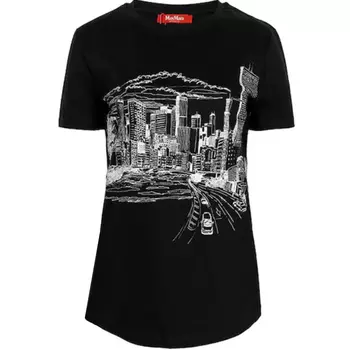 Футболка Эрнеста MaxMara Studio, черный