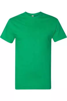 Футболка JERZEES Dri-Power Ringspun, цвет irish green heather