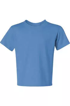 Футболка JERZEES Dri-Power Youth 50/50, цвет columbia blue