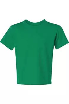 Футболка JERZEES Dri-Power Youth 50/50, цвет kelly