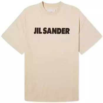 Футболка Jil Sander Logo, бежевый