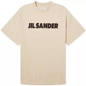 Футболка Jil Sander Logo, цвет Dark Sand