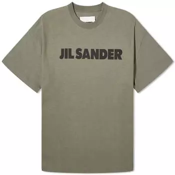 Футболка Jil Sander Logo, цвет Thyme Green