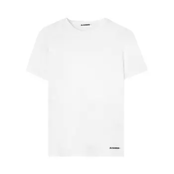 Футболка Jil Sander Logo 'Optic White', белый