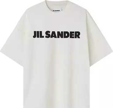 Футболка Jil Sander Logo T-Shirt 'Natural', загар