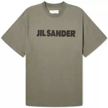 Футболка Jil Sander Logo, зеленый