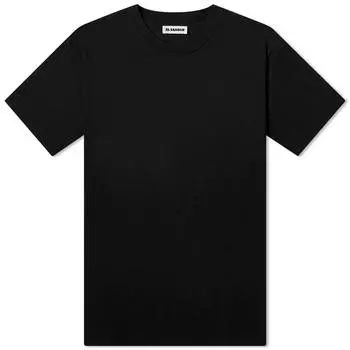 Футболка Jil Sander Regular Fit Crew, черный