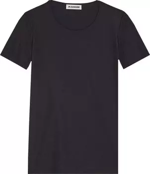 Футболка Jil Sander Short-Sleeve Slip T-Shirt 'Black', черный