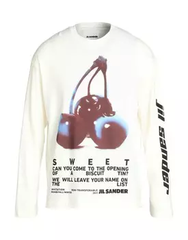 Футболка Jil Sander, слоновая кость