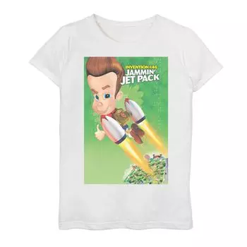 Футболка Jimmy Neutron Jet Pack для девочек 7–16 лет Licensed Character