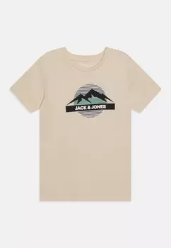 Футболка JJPEAK TEE CREW NECK Jack & Jones, кремовый