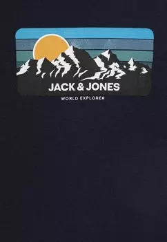 Футболка JJPEAK TEE CREW NECK Jack & Jones, темно-синий
