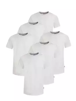 Футболка Jockey Shirts Classic American 6 Stck, белый