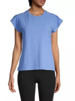 Футболка Joe's Jeans Trudy с развевающимися рукавами, dutch blue