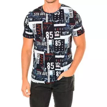 Футболка John Frank, синий