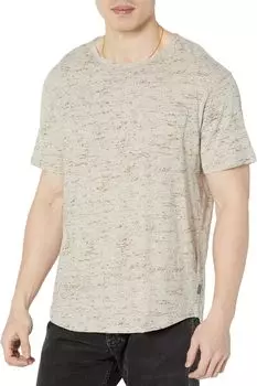 Футболка John Varvatos Cooper Slub Cotton Crew with Distress Screen Print K6053Z1, цвет Pigeon Grey