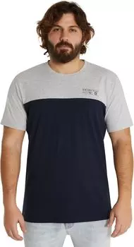 Футболка Johnny Bigg Big & Tall NY District Spliced Tee, темно-синий