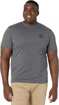 Футболка Johnny Bigg Big & Tall Sport Crew Neck Tee, угольный