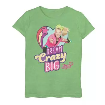 Футболка Jojo Siwa Dream Crazy с большим рисунком для девочек 7–16 лет Licensed Character