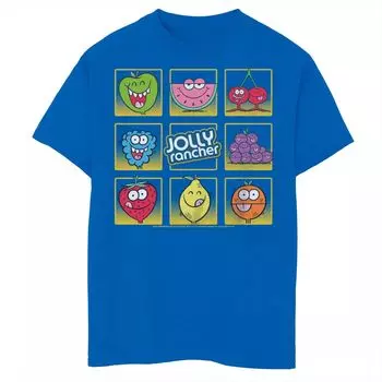 Футболка Jolly Rancher с изображением фруктовых вкусов для мальчиков 8–20 лет Licensed Character