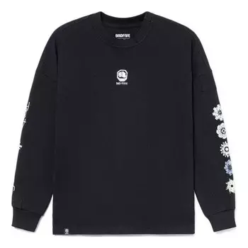 Футболка jon burgerman badfive tee Li-Ning, черный