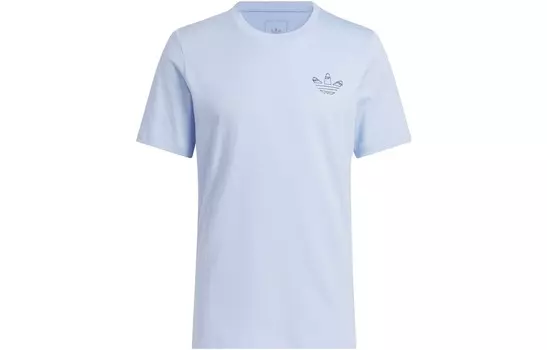 Футболка JONES SS TEE мужская светло-синяя Adidas Originals, светло-голубой