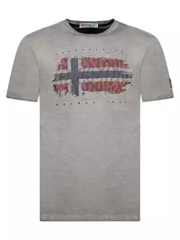 Футболка Jopograph Geographical Norway, серый