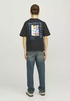 Футболка JORBROOKLYN GRAPHIC BACK TEE Jack & Jones, черный