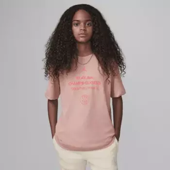 Футболка Jordan Big Kids' '92 Champs T-Shirt, цвет Rust Pink