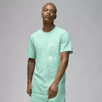 Футболка Jordan Brand, цвет Emerald Rise/White