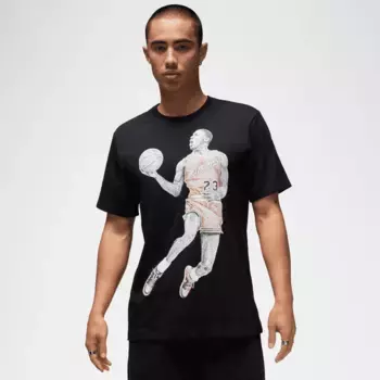 Футболка Jordan Brand Dot MJ Shortsleeve Crew, черный