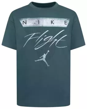 Футболка Jordan для девочек Flight Jumpman, цвет Oxidized Green