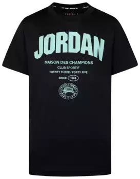 Футболка Jordan Dri-FIT Champions для мальчиков, черный