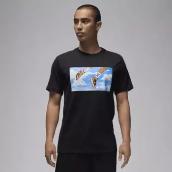Футболка Jordan Flight Essentials, цвет Black/Metallic Gold