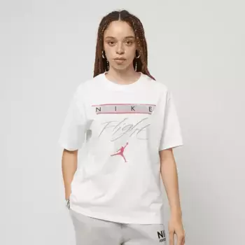 Футболка Jordan Jordan Shortsleeve GFX Flight Tee, белый/серый/красный