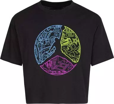 Футболка Jordan Jumpman Color Up Short Sleeve Tee, черный