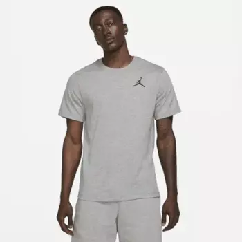 Футболка Jordan Jumpman, цвет Carbon Heather/Black