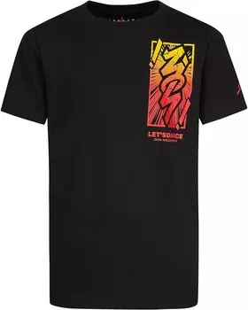 Футболка Jordan Kids Zion Let's Dance Tee, черный